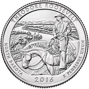 2016 Quarter - S - Theodore Roosevelt - Uncirculated reverse